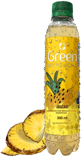 Green Kombucha Abacaxi