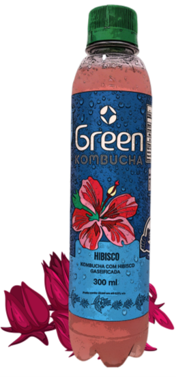 Green Kombucha Hibisco